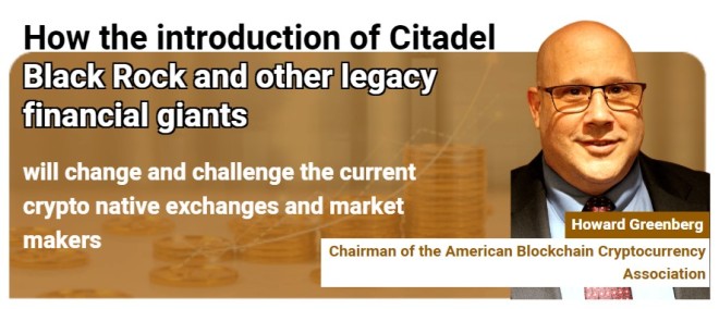 Howard Greenberg, chairman of the American Blockchain Cryptocurrency Association.